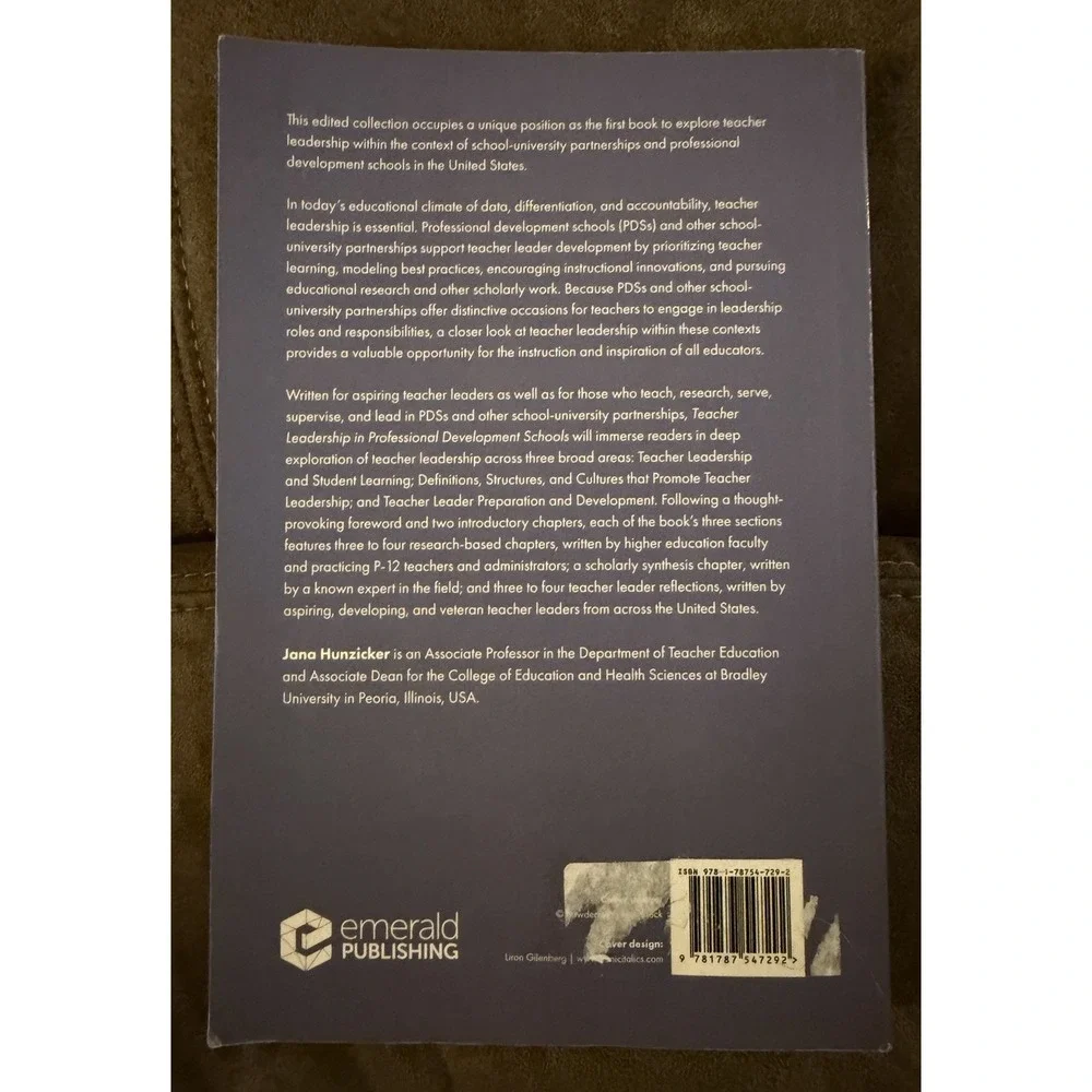 Teacher Leadership in Professional Development Schools by Jan... - 9781787547292